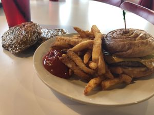 vegan oatmeal raisin cookies too  at Twisted Burger Diner in Flint