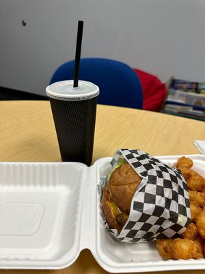 Lemonade 💜  at Twisted Burger Diner in Flint