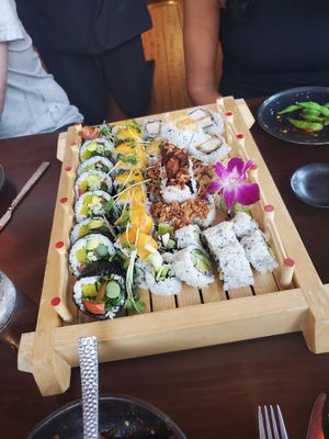 V-Platter made vegan at Bash Original Izakaya in Detroit