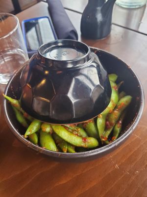 Spicy Edamame at Bash Original Izakaya in Detroit