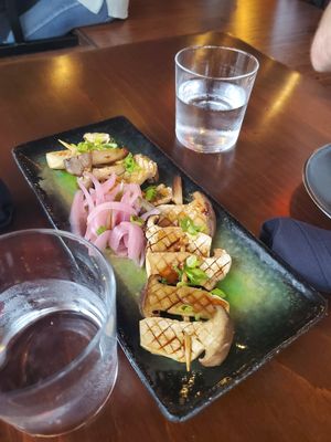 King Trumpet Skewers at Bash Original Izakaya in Detroit