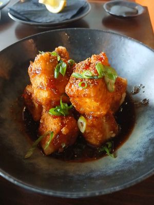 Spicy Tofu Bites at Bash Original Izakaya in Detroit