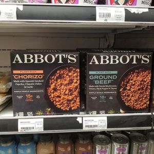 Abbot's vegan meats at Chamberlin's Natural Foods Market in Kissimmee