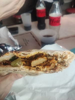 Vegan shwarma at Disneyland - Super Diner in Chessy