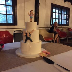 We wanted something simple and special and Lael cakes gave us just that! We gave her pictures of us doing what we loved and she sculpted us!!! Delicious cake - made everyone smile! at Lael Cakes - Preorder only in Brooklyn