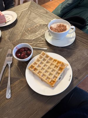 Waffel  at Sarah's Konditorei & Café in Sankt Augustin