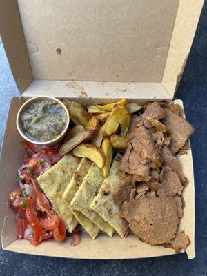 Vegan Gyros Plate ❤️  at The Greek Project in Lausanne