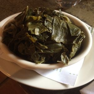 Vegan collard greens at Radial Cafe in Atlanta