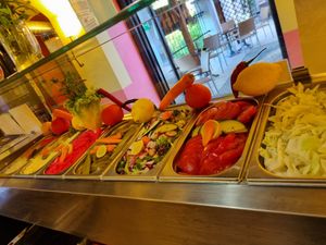 Salad bar at Šiša Bar - Maybe closed in Brezice