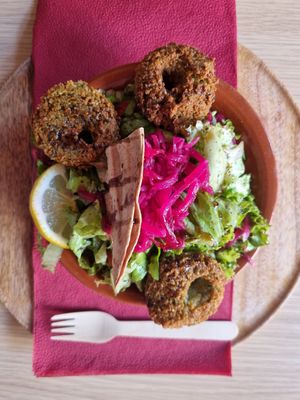 Falafel plate at Šiša Bar - Maybe closed in Brezice