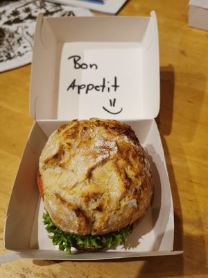 Delicious Vegan Burger. Yummy. Yummy. 👌😋🍔 #Veganuary at Dorftanke GmbH in Weibersbrunn