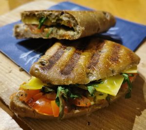 Veganes Panini. Super lecker. at Dorftanke GmbH in Weibersbrunn