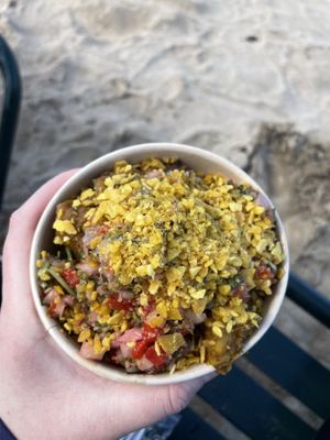 Sweet plaintain mofongo with eggplant   at Rellena'o - Kiosko #40 in Luquillo