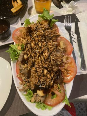 Non chicken salad😄  at Akhara Bar in Eibar