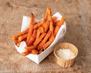 Sweet potato fries  at SinSin in Ghent