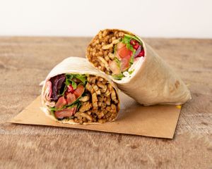 Shoarma mama burger (vegan)  at SinSin in Ghent