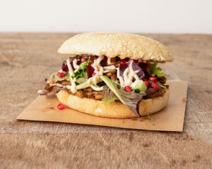 Shoarma mama wrap (vegan)  at SinSin in Ghent