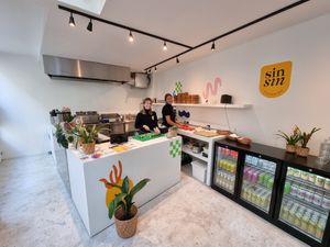 Downstairs (posted with permission from staff) at SinSin in Ghent