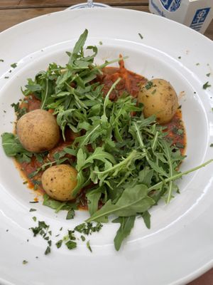 Geschnetzeltes a la Elisabeth - veganes Soja-Geschnetzeltes  at Die Post in Herrsching Am Ammersee