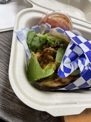 Vegan Wrap. I wish I took more/better photos but I was so hungry and ate it so fast...  at The Bite in San Francisco