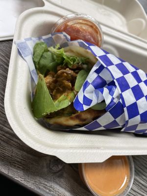 Vegan Wrap. I wish I took more/better photos but I was so hungry and ate it so fast...  at The Bite in San Francisco