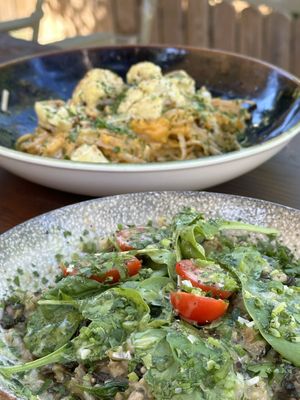 Brown rice with spinach. Very creamy    at Afrálato in Kalamata