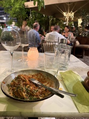 The vegan pasta diah that is soooo delicious ❤️  at Afrálato in Kalamata
