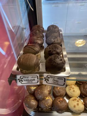 Traditional Icelandic dessert   at Sykurverk Café in Akureyri