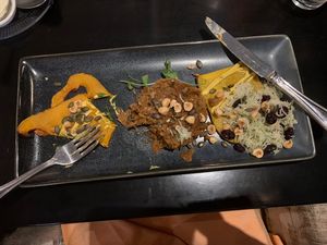 Butternut squash, cabbage & rice. Again started eating before remembering pic!   at Swinckels in Twello in Twello