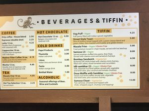 Cheeni menu  at Cheeni Indian Food Emporium in Raleigh