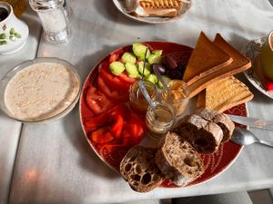 Vegan breakfast   at Eklektik in Thessaloniki