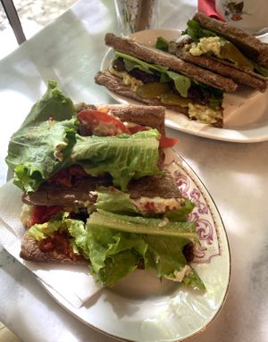 Vegan sandwiches (9. and 11.)  at Eklektik in Thessaloniki