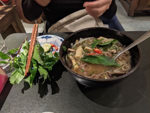 Pho (A) at Madame Hà in Con Dao