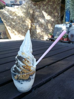 soy ice cream at 100% Happiness - 百分幸福 in Beigan