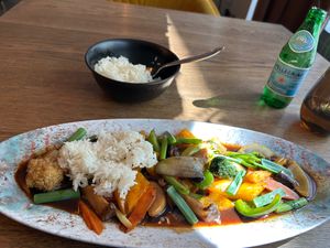 Main dish at Nok Nok in Tallinn