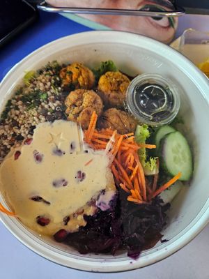 Falafel salad at Pret A Manger - Fressgass in Frankfurt