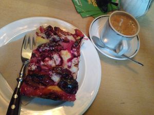 Plum cake at Weinstube Eulenspiegel in Speyer