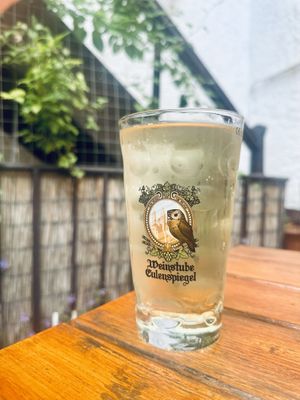 weinschorle  at Weinstube Eulenspiegel in Speyer