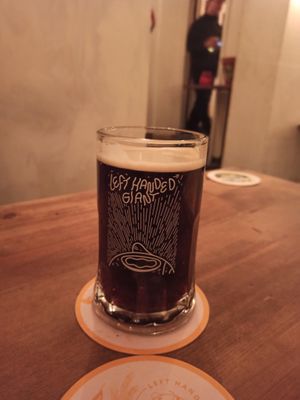 Left Handed Giant local brew at The Old Bookshop in Bristol