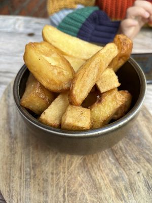 Chunky chips  at Marmadukes in Sheffield