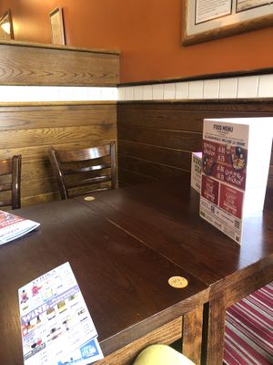 Spacious clean tables  at The Spirit Merchant - J D Wetherspoons in Newtownards