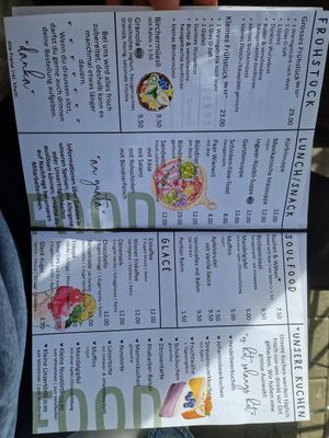 Menu at Fondue Villa & Garden in Unterseen