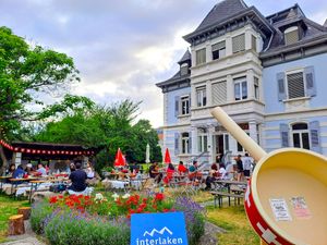Fondue garden at Fondue Villa & Garden in Unterseen