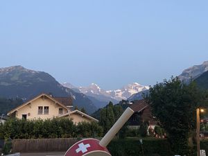 Fondue Villa & Garden - View from table  at Fondue Villa & Garden in Unterseen