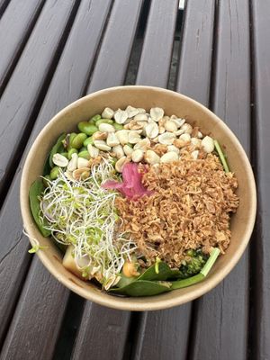 Vegan poke bowl  at Nori Sushi in Koper