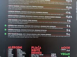   at Nori Sushi in Koper