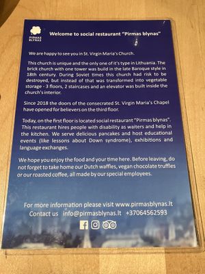   at Pirmas Blynas in Vilnius
