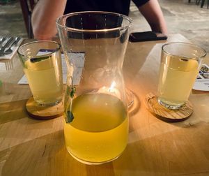 Lemonade at Pirmas Blynas in Vilnius