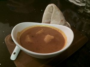 Roti and Spicy Sauce at Ren Dao Asian Vegetarian in Elsternwick