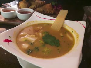 Laksa at Ren Dao Asian Vegetarian in Elsternwick